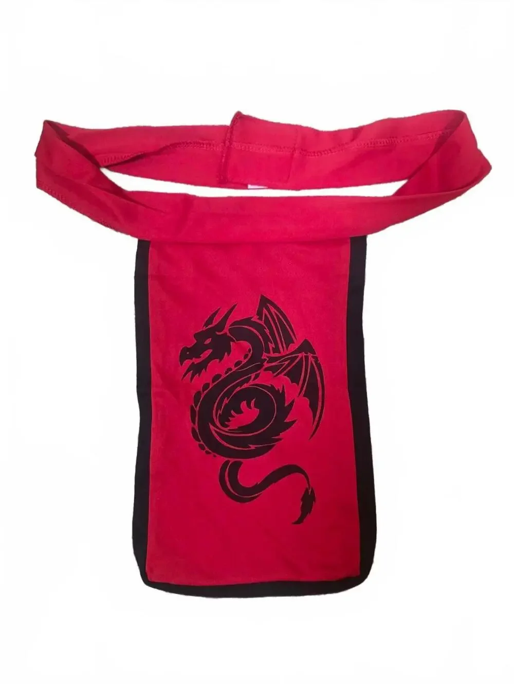 Leg Avenue 3 Piece Dragon Ninja Set Sexy Romper Halloween, Black/Red, Medium US - Picture 3 of 6